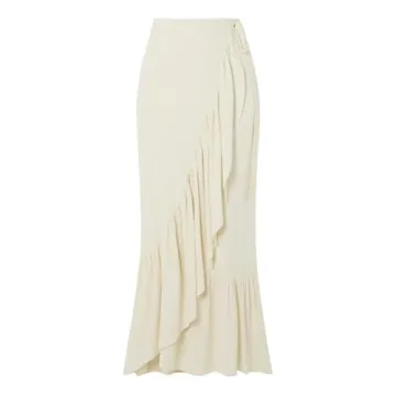 ABOCIW Women's Retro Floral Bikini with Cover-Up Skirt