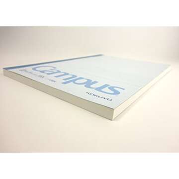 KOKUYO Campus Notebook, B 6mm Ruled, Semi-B5, 100 Sheets, 35 Lines, Blue, Japan Import (NO-10BN)