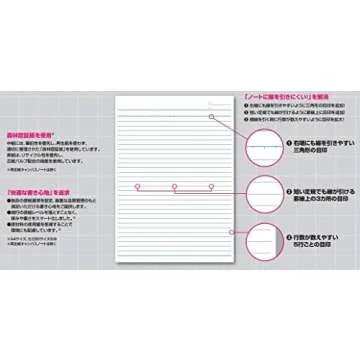 KOKUYO Campus Notebook, B 6mm Ruled, Semi-B5, 100 Sheets, 35 Lines, Blue, Japan Import (NO-10BN)