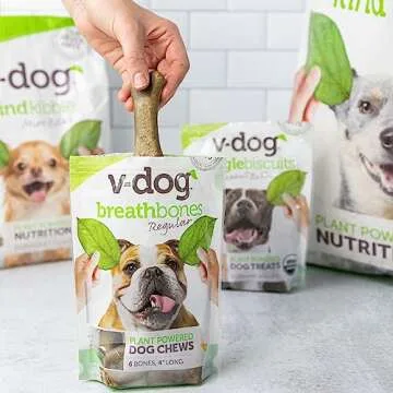 V-dog Plant Based Dog Food with Treats - Vegan Nutrition