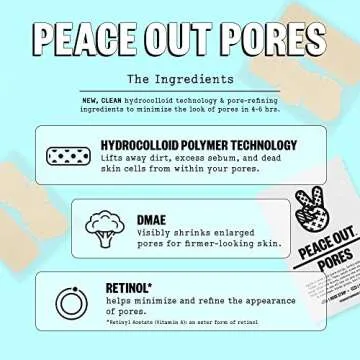 Peace Out Pores Strips for Blackheads & Enlarged Pores