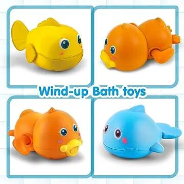 Dwi Dowellin Toddlers Bath Toys - Magnetic Fishing Fun