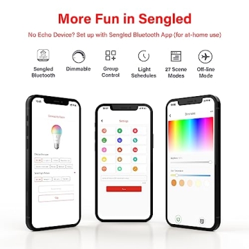 Sengled Smart Light Bulbs Color Changing LED with Alexa