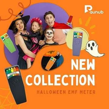 2 Pack Black and Blue Ghost Hunting Equipment EMF Meter Magnetic Field Detector Spirit Box Paranormal Equipment