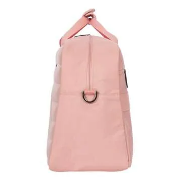 Bric's B|Y Ulisse Duffel Bag - Luxury Weekender Bags for Women and Men - Premium Carry On Bag and Overnight Bags - The Perfect Personal Item Bag for Travel - Pearl Pink