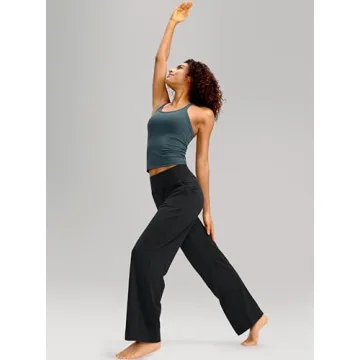 Soothfeel Wide Leg Pants for Women Yoga Work Pants