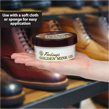 Fiebing's Golden Mink Oil for Leather Care - 6 oz Conditioner