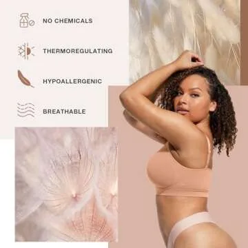 Bras for Women No Underwire Soft Wireless Bralettes Comfort Unlined Unlined Tshirt Bras Bralet Skin