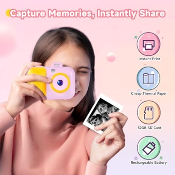 Kids Instant Camera - Digital Fun for Children 3-12
