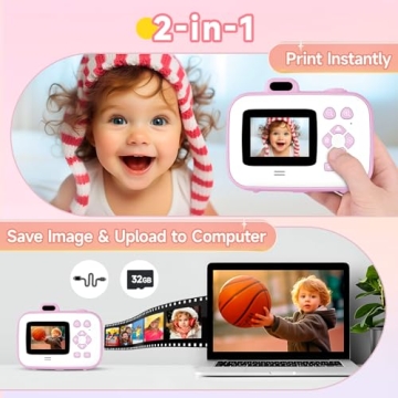 Kids Instant Camera - Digital Fun for Children 3-12
