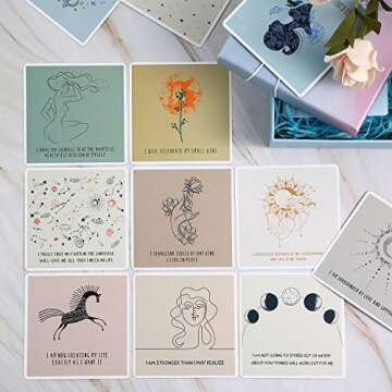 Outus 50 Positive Affirmation Cards for Daily Motivation
