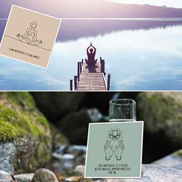 Outus 50 Positive Affirmation Cards for Daily Motivation