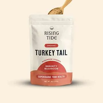 Rising Tide Organic Turkey Tail Mushroom Powder Immunity Boosting