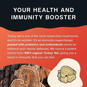 Rising Tide Organic Turkey Tail Mushroom Powder Immunity Boosting