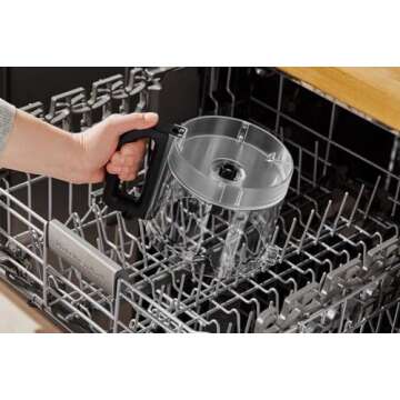 KitchenAid KFP0718BM Food Processor, 7 cup, Matte Black