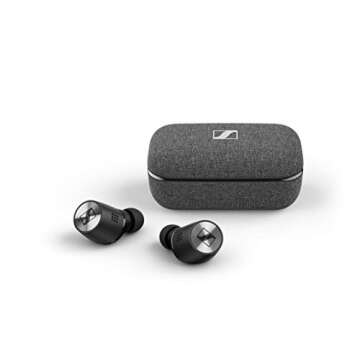 Sennheiser Consumer Audio Momentum True Wireless 2 - Bluetooth in-Ear Buds with Active Noise Cancellation, Smart Pause, Customizable Touch Control and 28-Hour Battery Life - Black (M3IETW2 Black)