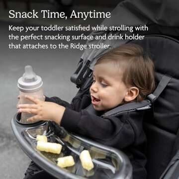 UPPAbaby Snack Tray for Ridge Stroller/Quick Attachment/Folds with Stroller