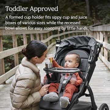 UPPAbaby Snack Tray for Ridge Stroller/Quick Attachment/Folds with Stroller