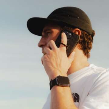 Rokform - Magnetic Sport Ring Grip and Stand, Thin Metal Cell Phone Ring Holder, Specially Designed for Rokform iPhone & Samsung Twist Lock Cases (Black)