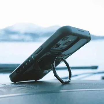 Rokform - Magnetic Sport Ring Grip and Stand, Thin Metal Cell Phone Ring Holder, Specially Designed for Rokform iPhone & Samsung Twist Lock Cases (Black)