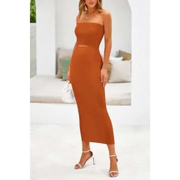 PRETTYGARDEN Casual Summer Midi Dress for Women
