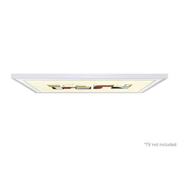 SAMSUNG 65-inch Class The Frame Customizable Bezel - White (SCFT65WT/ZA, 57.33"L x 32.86"W, Fits only Samsung 2020 Model)