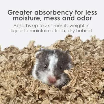 Kaytee Clean & Cozy Natural Paper Bedding, Made for Small Animals, 49.2 Liters