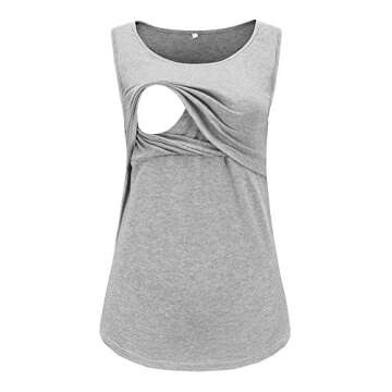 CareGabi Comfy Nursing Tunic for Maternity and Beyond