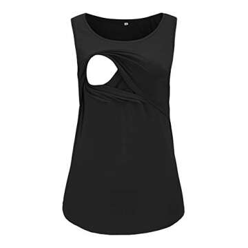 CareGabi Comfy Nursing Tunic for Maternity and Beyond