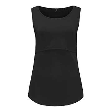 CareGabi Comfy Nursing Tunic for Maternity and Beyond