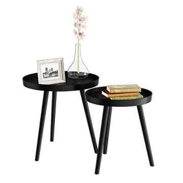 Nesting Side Tables Set for Living Room and Bedroom