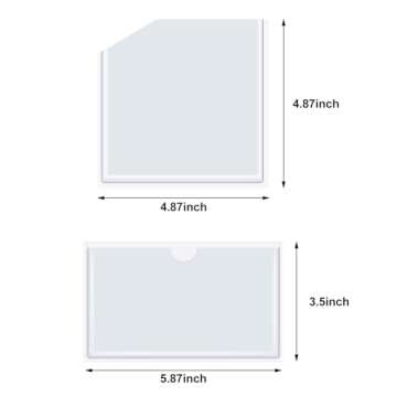 Adhesive Planner Pockets for Efficient Organization