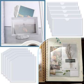 Adhesive Planner Pockets for Efficient Organization