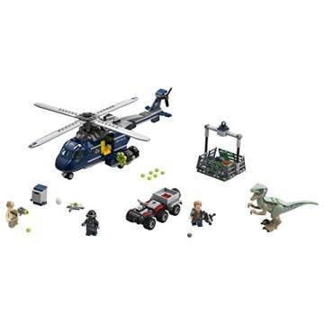 LEGO Jurassic World Blue's Helicopter Pursuit 75928 Building Kit (397 Pieces)