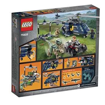 LEGO Jurassic World Blue's Helicopter Pursuit 75928 Building Kit (397 Pieces)