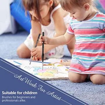 Detail Paint Brushes Set Series X 15PCS Miniature Acrylic Detail Paint Brushes, Fine Detailing for Acrylics, Oils, Watercolors & More, Nylon Hair