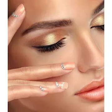 2000 Pieces Flatback Rhinestones Round Rhinestones Glass Gems Stones with 6 Mixed Sizes for Nail Art Phone Decorations Crafts DIY (2000 Pieces, 1.6-3 mm)