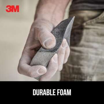 3M Angled Sanding Sponge - Versatile Wet/Dry Use