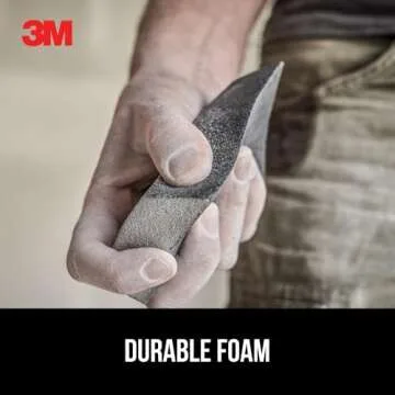 3M Angled Sanding Sponge - Versatile Wet/Dry Use