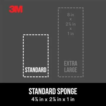 3M Angled Sanding Sponge - Versatile Wet/Dry Use