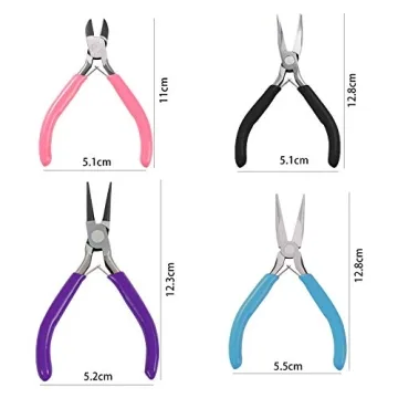 Kiniza Jewelry Pliers Set - 4 Essential Craft Tools
