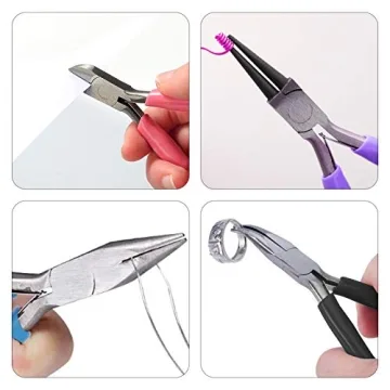 Kiniza Jewelry Pliers Set - 4 Essential Craft Tools