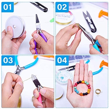 Kiniza Jewelry Pliers Set - 4 Essential Craft Tools