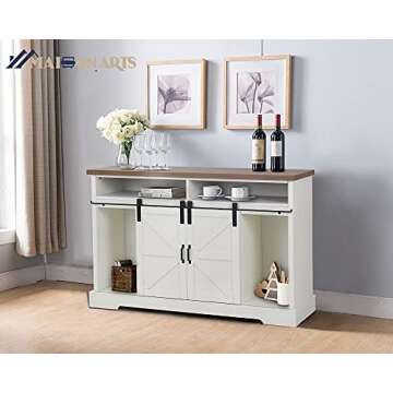 MAISON ARTS Buffet Cabinet 52" Stylish Storage Solution