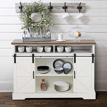 MAISON ARTS Buffet Cabinet 52" Stylish Storage Solution