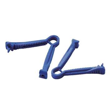 50 Blue Umbilical Cord Clamps for Veterinary, Home Birth, Obstetrical Kit, Midwife Emergency Birth S...