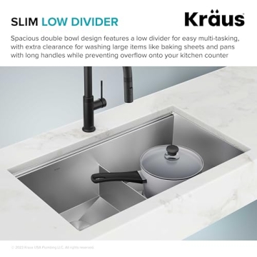 Durable KRAUS Kore 33-Inch Workstation Kitchen Sink