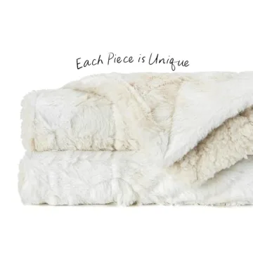 Ultra Soft Chanasya Faux Fur Throw Blanket Luxurious Comfort