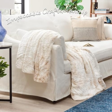 Ultra Soft Chanasya Faux Fur Throw Blanket Luxurious Comfort