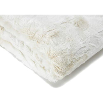 Ultra Soft Chanasya Faux Fur Throw Blanket Luxurious Comfort